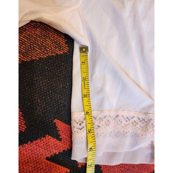 Vintage White Nylon Lace Trim Bloomers With Elastic Waist - Picture 7 of 10